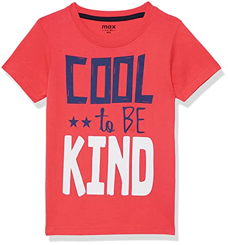 Image of Max Boys Printed Crew Neck T-Shirt