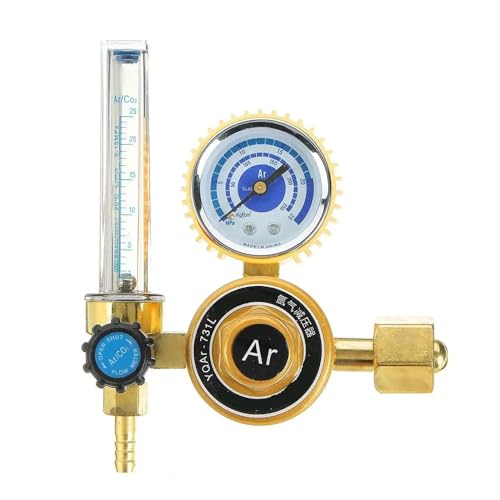Medidor de flujo regulador de gas digital 0-25Mpa y caudalímetro G5/8 para argón y CO2 2
