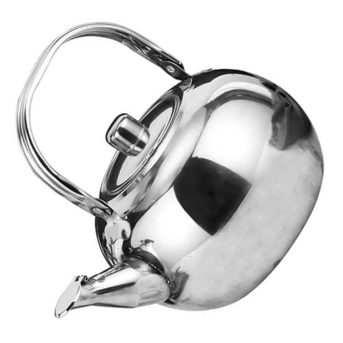 TOBBOMEY Teiera in Acciaio Inossidabile Addensata con Filtro Integrato per Cucina Professionale e Uso Domestico Bollitore da Resistente e Capiente per Tè e Tisane