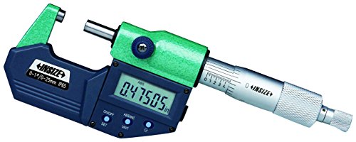 Micromètre INSIZE 3101-25E électronique extérieur IP65 contre les erreurs de mesure