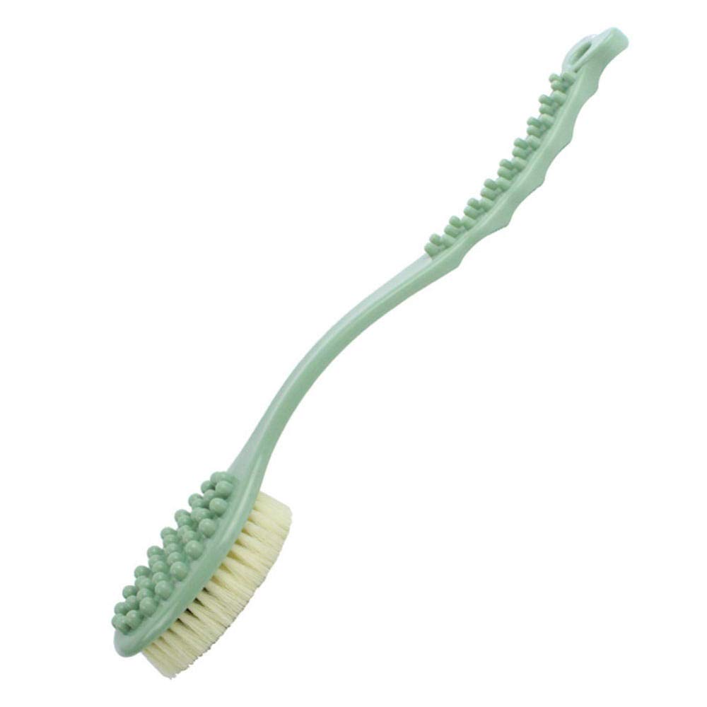 Szczotka prysznicowa Ergonomicznie wisząca szczotka antypoślizgowa do kąpieli z długim uchwytem Tylny skruber Ręczny masaż miękkiego ciała Praktyczne różowe szczotki do ciała prysznicowego (