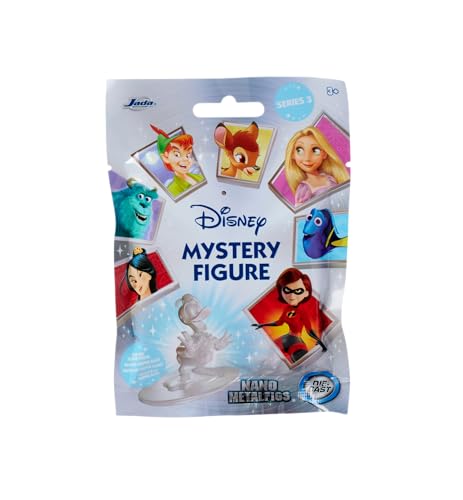 Jada - Disney 4 cms - Blind Pack - 12 modelli da collezione - Angel (Stitch), Bambi, Donald, Dory, Peter Pan, Rapunzel ecc. - Licenza ufficiale - 3 anni