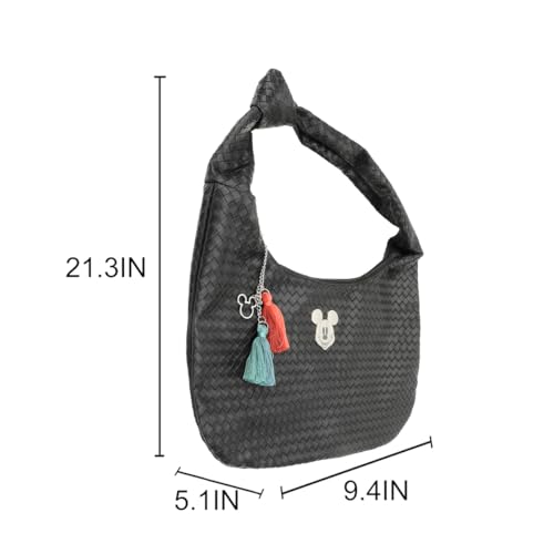 Disney Mickey Mouse Metal Badge16 Womens Handbag4