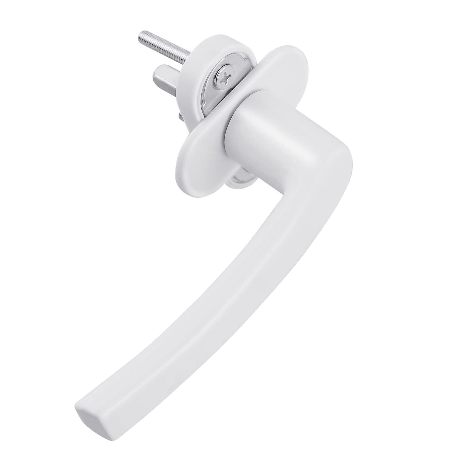 AUTOUTLET 2PCS Poignées de Fenêtre en Aluminium Blanc pour Porte de Balcon
