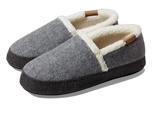 Acorn Women's All-Season Recycled Berber Madison Moc Slippers, Faux Fur Moc Toe, Solid, Bow, US Women's Size