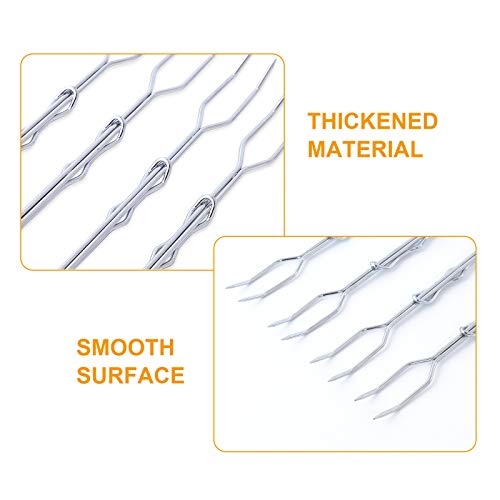 Begatter Marshmallow Roasting Sticks, Extendable Long Smores Sticks & Hot Dog Forks For Fire Pit Campfire, Telescoping Heavy Duty Campfire Forks, 4Pcs With Carry Case #TOP2