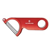 [page_title]-Victorinox Sparschäler mit Ausstecher, Klinge aus rostfreiem Stahl, Ergonomischer Griff, Spülmaschinengeeignet, rot