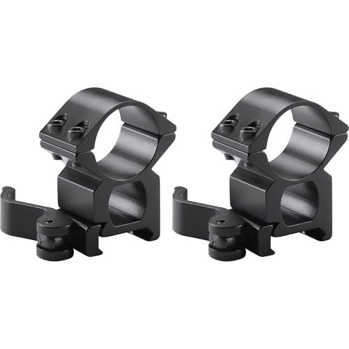 Barska Optics AI12244 1-Inch Quick Release Rings , black
