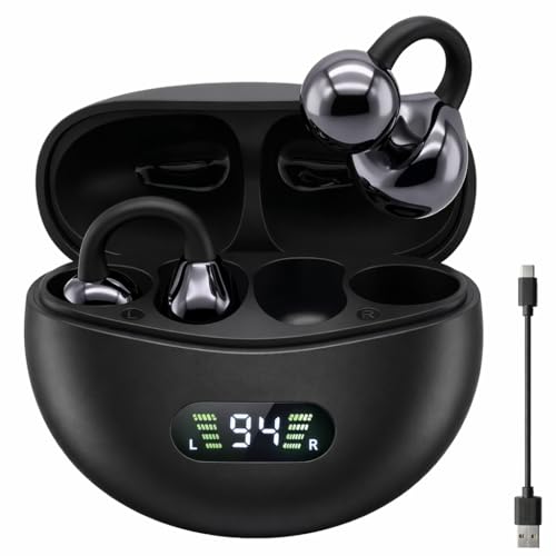 Chiamate Cristalline con DNN AI Noise Cancelling: La tecnologia DNN riduce rumori ambientali isolando la voce. Ideale per chiamate nitide in caffetteria, ufficio o metro. Questi auricolari Bluetooth open ear assicurano conversazioni precise e cristalline, perfette per lavoro, videochiamate e comunicazioni in movimento.