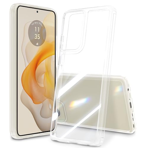 Image of Case for Motorola Moto G Stylus 5G 2024, Military Grade Drop Protection Phone Case, Yellowing Resistant, Anti-Scratch Hard PC Back, Shockproof Hard Ultra-Thin Protective Cover, Clear