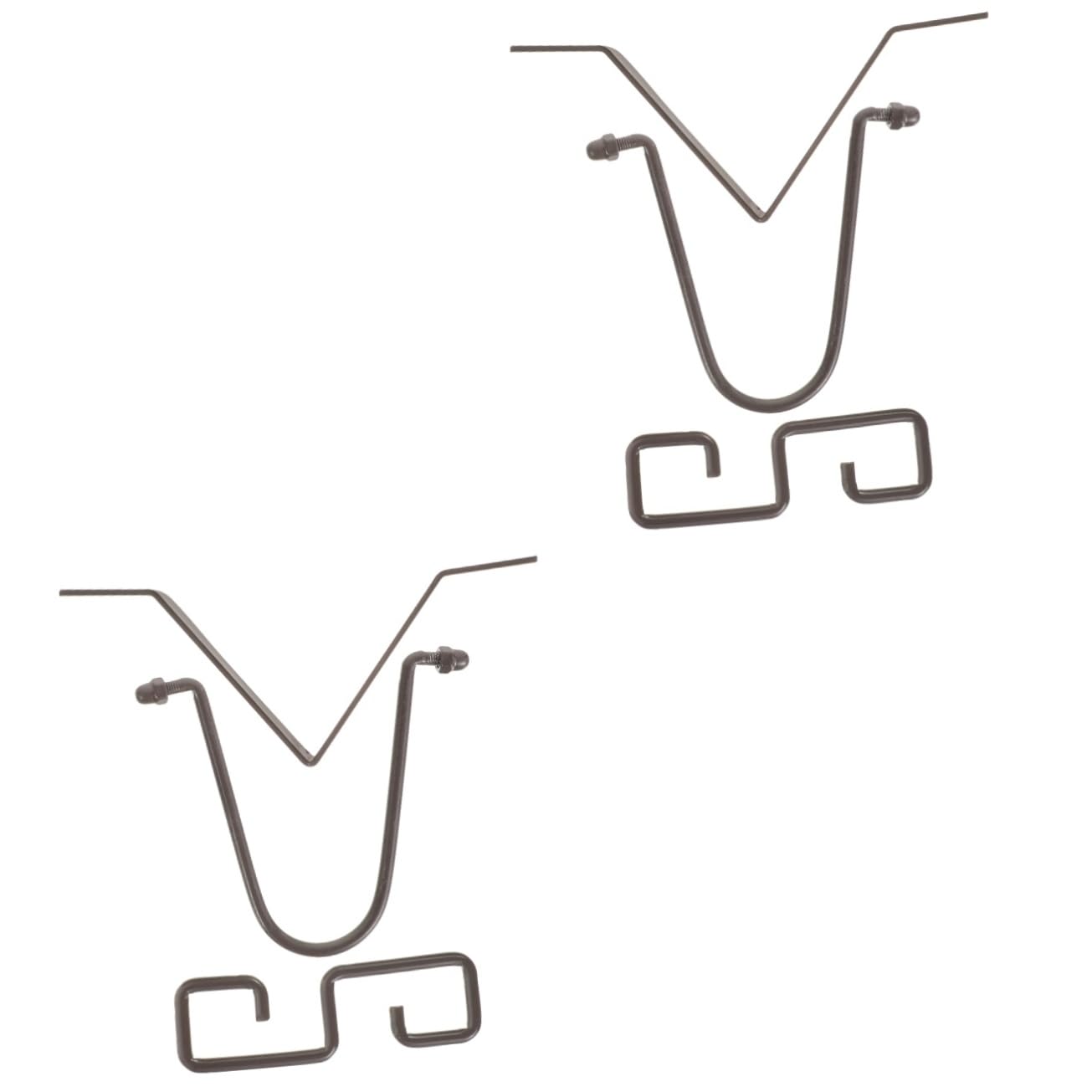 Sosoport 2 Sets Modern Rain Chains for Gutters Metal Rain Chain Hanger Install Kit Hooks and Adapters