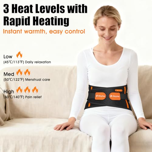 50% Off Cordless Heating Pad with Massager & 10000mAh Battery - Image 3
