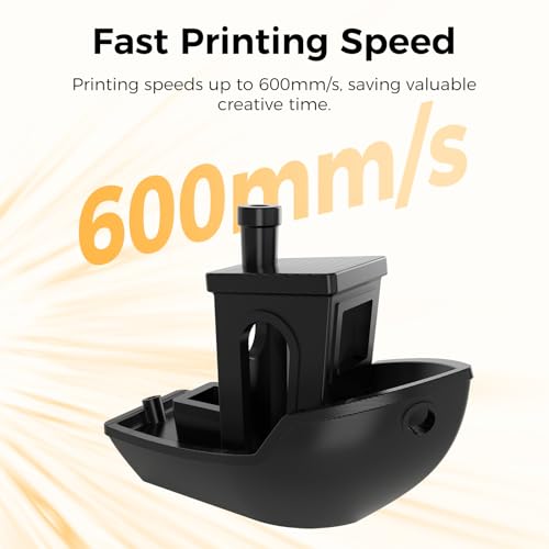 Image of Creality PETG Filament 1.75mm, Hyper PETG Filament High Speed 30-600mm /s High Toughness Chemical Resistance 3D Printer Filament, 1KG Cardboard Spool(2.2lbs) (Black)