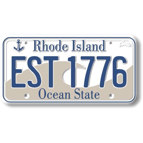 Imán decorativo Rhode Island 1.9 x 3.8 pulgadas