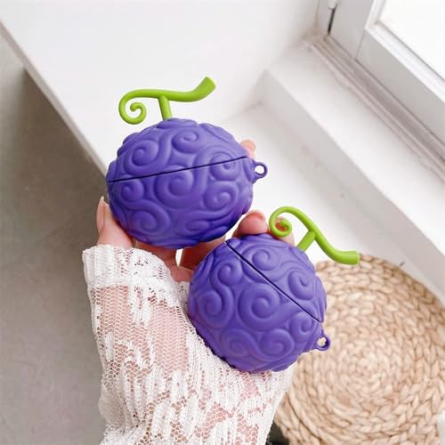 Image of Earbuds Cover for Airpods 3, Cute Silicone Protective Case Shell Anime Devil Fruit Style Compatible with Airpods 3 for Boys and Girls