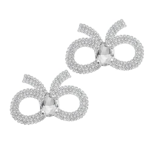 Sublimez vos chaussures unies grâce aux clips Holibanna à nœud et strass scintillants