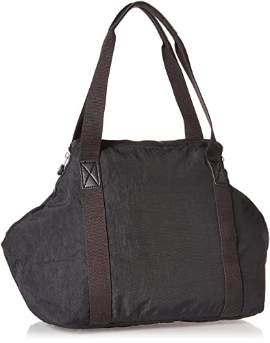 Kipling Womens Art Tote Bag, Lightweight Weekender, Nylon Travel Handbag Crossbody Bag, Black Noir, Medium US2