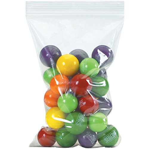 Aviditi 5" x 7" 4 Mil, Clear, Self-Seal Zipper Plastic Poly Bags, Bulk Pack of 1000