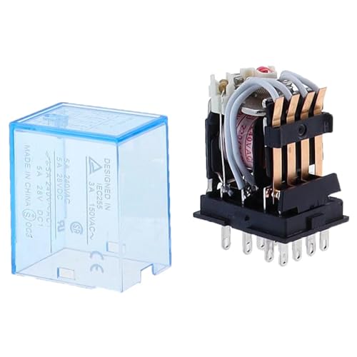 Relé interruptor MY4 para solucionar fallos de maniobra en sistemas de AC 12V 4