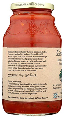 Cucina Antica, Sauce Pasta Nonnas Recipe, 25 Ounce