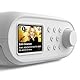 Hama Internetradio mit Digitalradio (WLAN/DAB+/DAB/UKW, Bluetooth, Spotify Streaming, 30 Speicherplätze, 2 Direktwahltasten, Radiowecker, Unterbauradio, 2,4 + 5 GHz, 2,4“ Farbdisplay, 5W) weiß