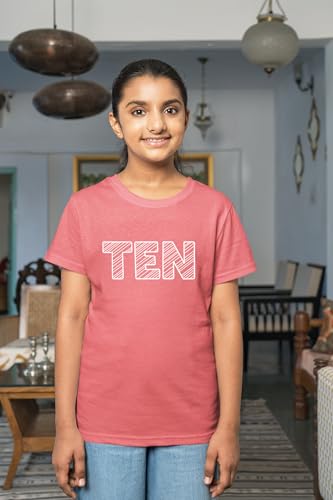 Image of 10th Birthday Shirt Girls 10 Years Old Ten Outfit Tenth Tshirt Gift Girl top 10 Birthday