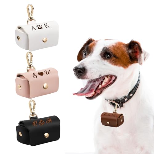 Roycraft Personalized Wedding Ring Box for Dog Collar Ring Bearer Pillows for Engagement Wedding Proposal Ceremony