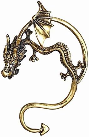 Amazon ピアス ドラゴン メンズ 竜 龍 イヤーカフ ビンテージ シルバー ゴールド ピアス 通販
