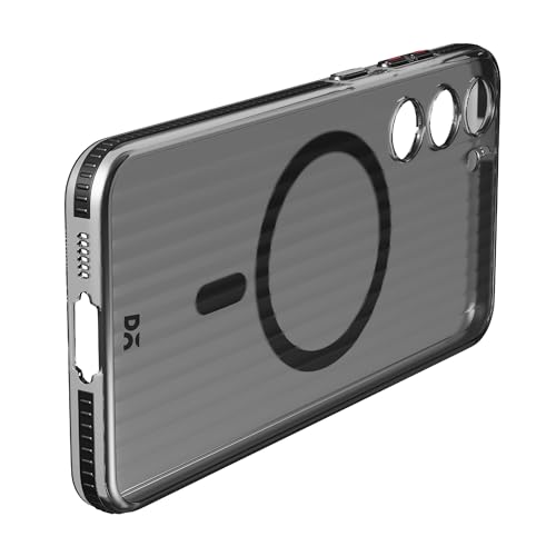 Image of DailyObjects Beam 2.0 Magnetic Case Cover Compatible with Samsung Galaxy S23 | Wireless Charging Slim Back Cover | 2 Layer Edge Protection & Shockproof - Black
