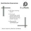 BuyPlastic Virgin Natural UHMW Polyethylene Plastic Sheet 1/4 x 6 x 12, Ultra High Molecular Weight Polyethylene Board, Size 5.75 in x 11.75 in