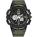 SMAEL Montre Analogique Numériqu, Etanche Waterproof Digital Montres avec LED Lumière Alarme Et Calendrier Date Course À Pied Montre,Convient Aux Enfants, Garçons, Filles,Army Green