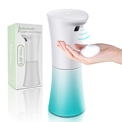 Preisvergleich Produktbild DryMartine Seifenspender AutomatischerSchaumseifenspender mit Infrarotsensor, schnell schäumend in 0,25 s, Reichweite 5-10 cm, Seifenlösung EinstellbarIPX4 wasserdicht für Bad & Küche usw.