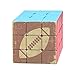 Football Sport Illustration Brown Pattern Magic Cube Puzzle 3x3 Toy Game Play