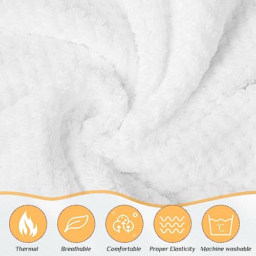 Image of Tigeen 12 Pcs Spa Robe for Women Waffle Spa Wraps with Pocket Adjustable Closure Lightweight Towel Wraps for Bath Shower (White,Pocket)