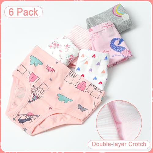Tphon Little Girls Underwear Toddler Underwear Girls Panties Big Kids Undies Soft 100% Cotton4