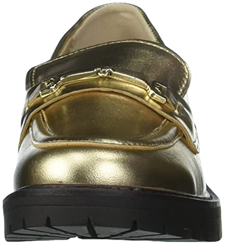 Sam Edelman Girls Tully Mini Loafer, Gold Leaf, 4 Big Kid
