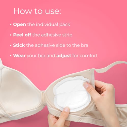 Image of Nua Disposable Nursing Breast Pads | Pack of 18 Disposable Pads | Soft & Breathable | Leak Protection During Breastfeeding | Discreet & Comfortable Fit | Ultra - Absorbent | 100% Toxic-Free | Safe for Mom & Baby | Nursing pads for breastfeeding | Breast pads for leaking milk |