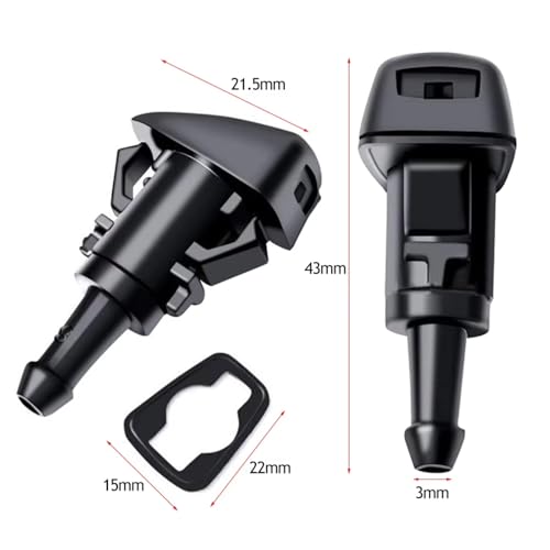 Buses de lave-glace pour Dodge Avenger Journey et Cabriolet essuie-glace avant - 5