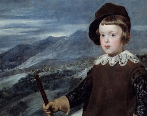 Affiche Velázquez portrait de Baltasar Carlos pour décoration murale salon