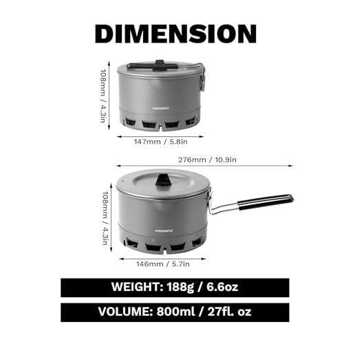 Casserole de camping compacte Fire-Maple Petrel pour cuire vite sans encombre - 3