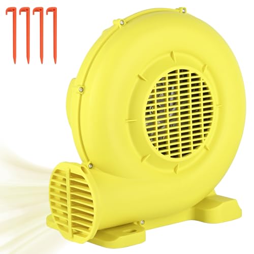 Carivia Bounce House Blower, 550W/0.74HP Portable Air Blower for Inflatable, Powerful Inflatable Bubble House Blowers Fan Pump for Inflatable Bouncy Castle, Jumper, Water Slide