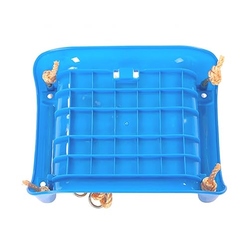 EXTSUD Babyschaukel 3 in 1 Babysitz verstellbar und mitwachsend Schaukelsitz Gartenschaukel für Baby und Kinder mit Rückenlehne und Anschnallgurt belastbar bis 200kg Blau - 6