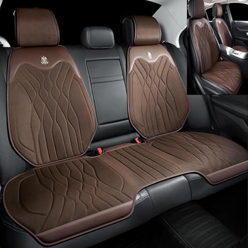 車 シートカバー シエンタ SIENTA 170系 10系に適用 車 クッション 座布団 カーシートカバー 滑り止め 圧迫感軽減 全天候型 カー 前席 後席 取付簡単 通気性 丸洗い 5席フルセット ブラウン