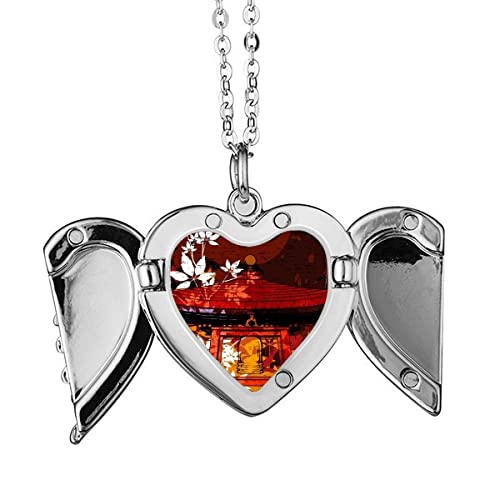 Collier ailes d'ange japonais M au design ciselé et léger
