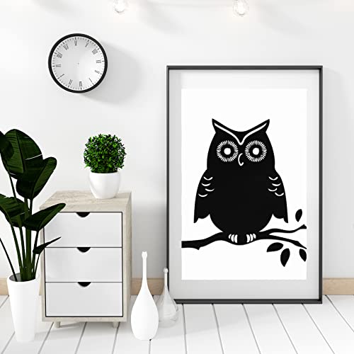 Image of IModeur Matte Black Permanent Vinyl (12 inch x 12 inch) 36 Pack Permanent Vinyl Bundle for Silhouette, Cameo Cutters, Signs, Scrapbooking, Craft Die Cutters,Cups