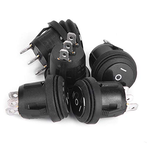 Mini Interrupteur à Bascule 3 Broches 3 Positions ON OFF, Borne De Connexion Argentée 10 Pièces Pour Appareils Ménagers