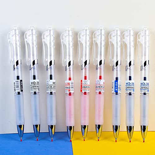 Bolígrafos retráctiles con tinta de gel 0.5mm, pack 12 azul miniatura 2