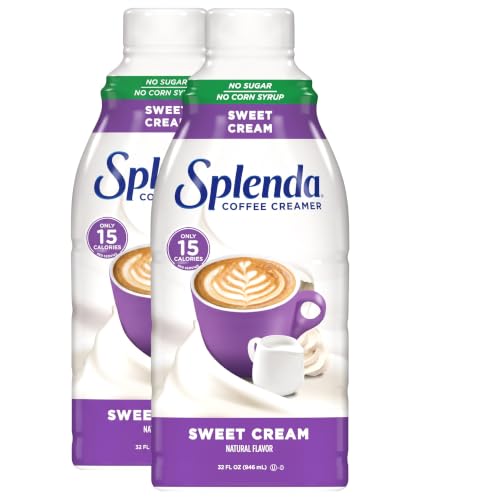 SPLENDA Sugar Free Sweet Cream Coffee Creamer, 32 Fl Oz (Pack of 2)