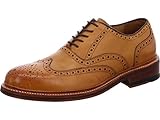 budapester schuhe kaufen Obermaterial: Leder Gordon & Bros Levet 2506, rahmengenähte Herren Businessschuhe und Schnürhalbschuhe (Brogue, Leder, Ledersohle) Braun (Tan), EU 44