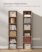 VASAGLE Bücherregal, offenes 6-stöckiges Standregal, 40 x 24 x 178,5 cm – Ansicht 4